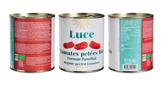 Luce Tomates pelees bio 800g - 1569